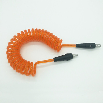 เชือกเส้นเล็กสีส้มเครื่องมือม้วน 1.5M ยาวหดสำหรับนั่งร้านเพื่อความปลอดภัย